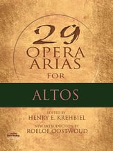 29 Opera Arias for Altos Vocal Solo & Collections sheet music cover